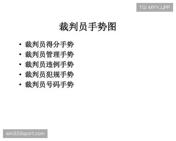 裁判手势规则解析:篮球比赛中各种手势的含义与判罚标准 裁判手势规则解析:篮球比赛中各种手势的含义与判罚标准
